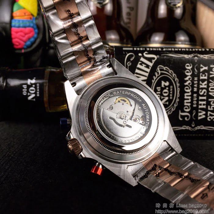 ROLEX勞力士 全自動機械 精鋼錶帶 男士腕表  wssb3571
